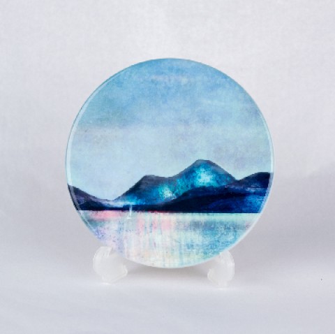 Scottish Landscape Ceramic Coaster - Sound of Mull